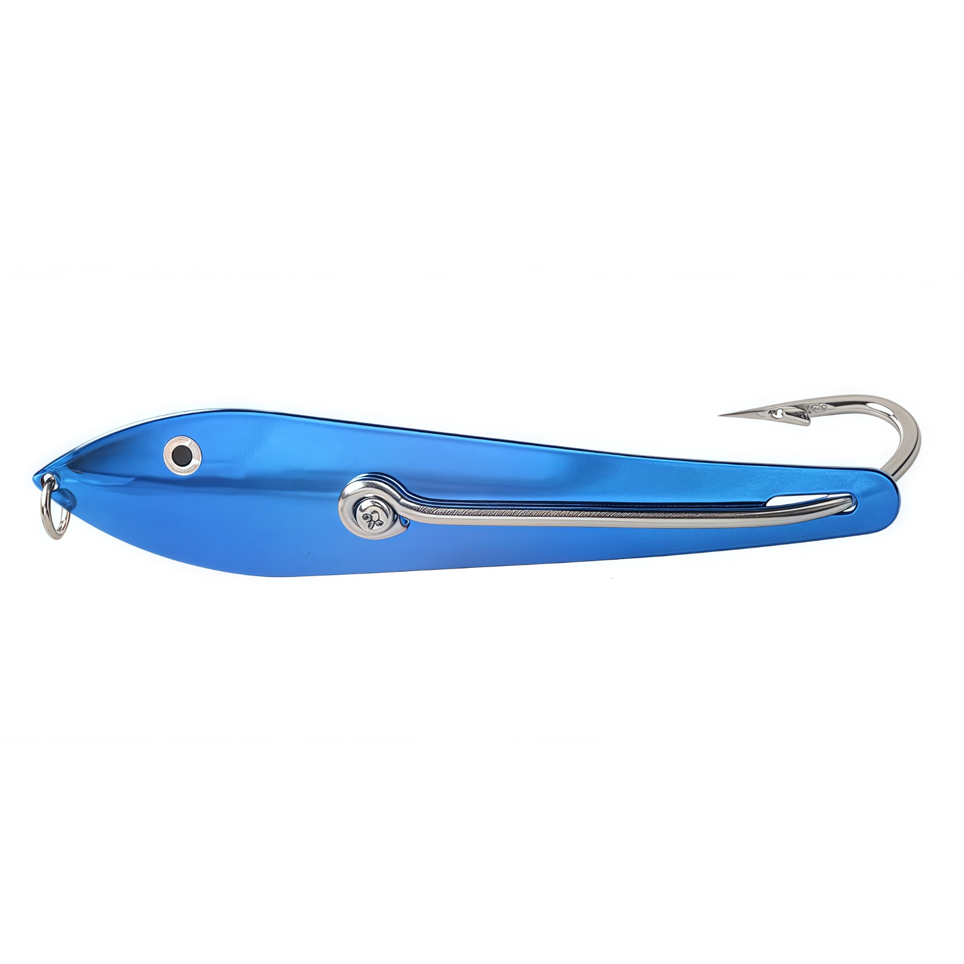 Single hook-stainless steel iron plate hook large bow angle boat fishing deep sea fishing