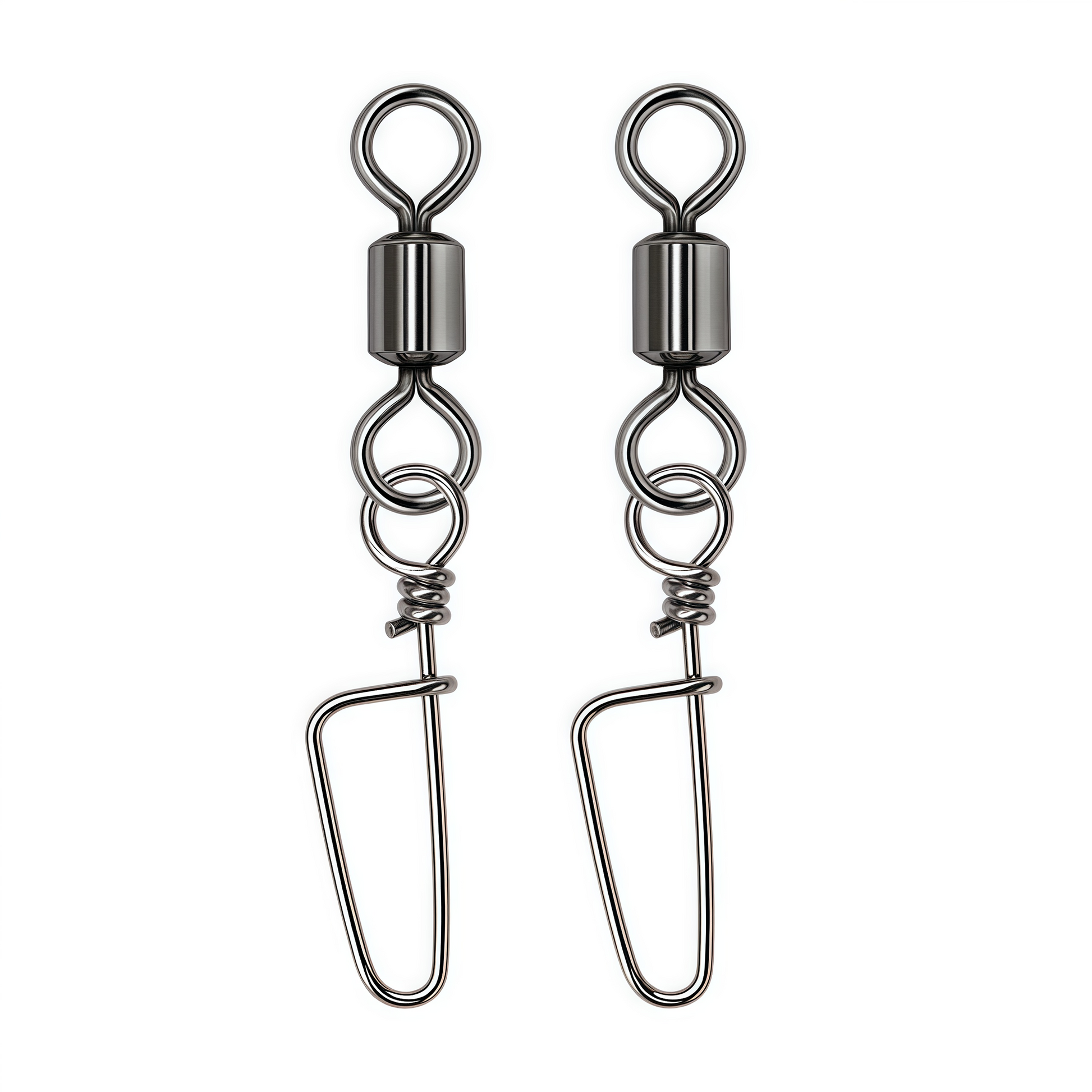 Stainless steel figure eight ring bearing swivel arc pin