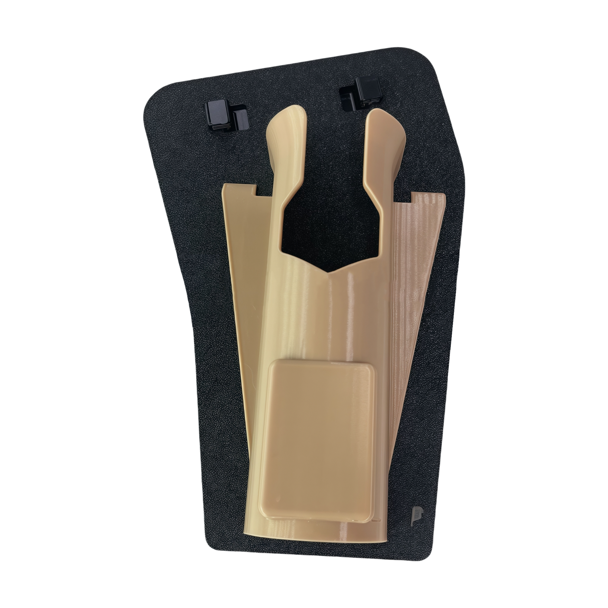 Slide-in fishing rod waist holster