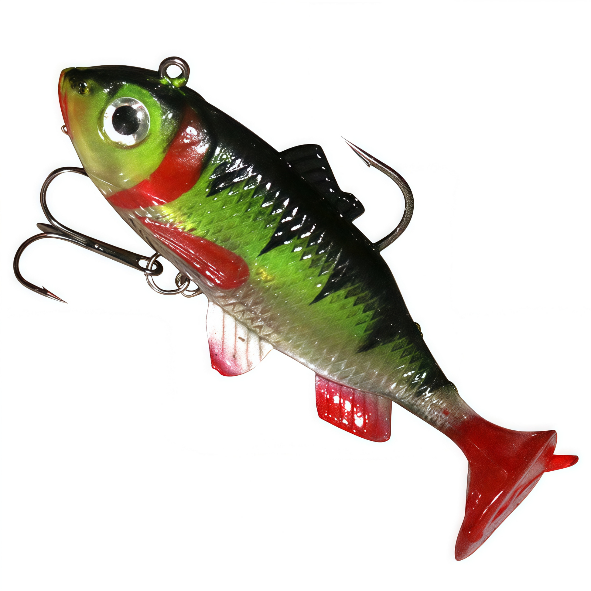 Fish-shaped soft lure bait