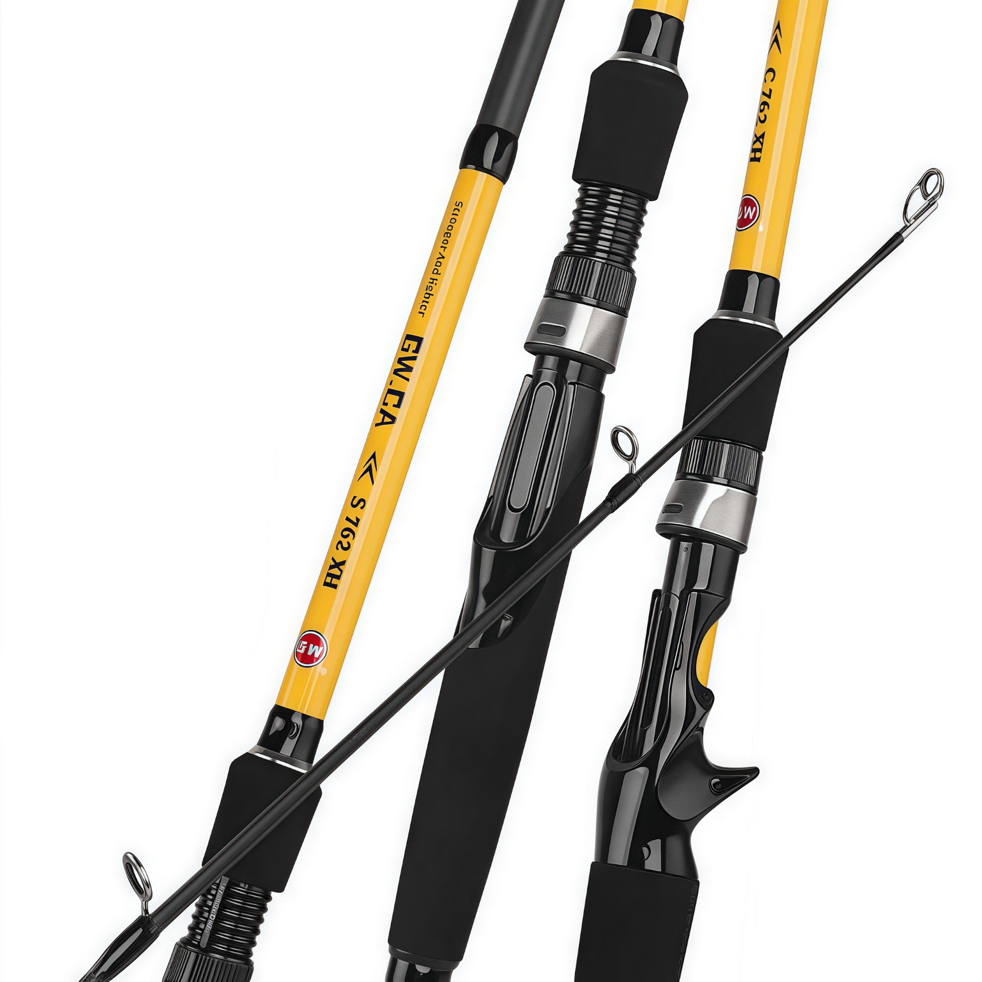 Straight gun handle carbon light thunder rod