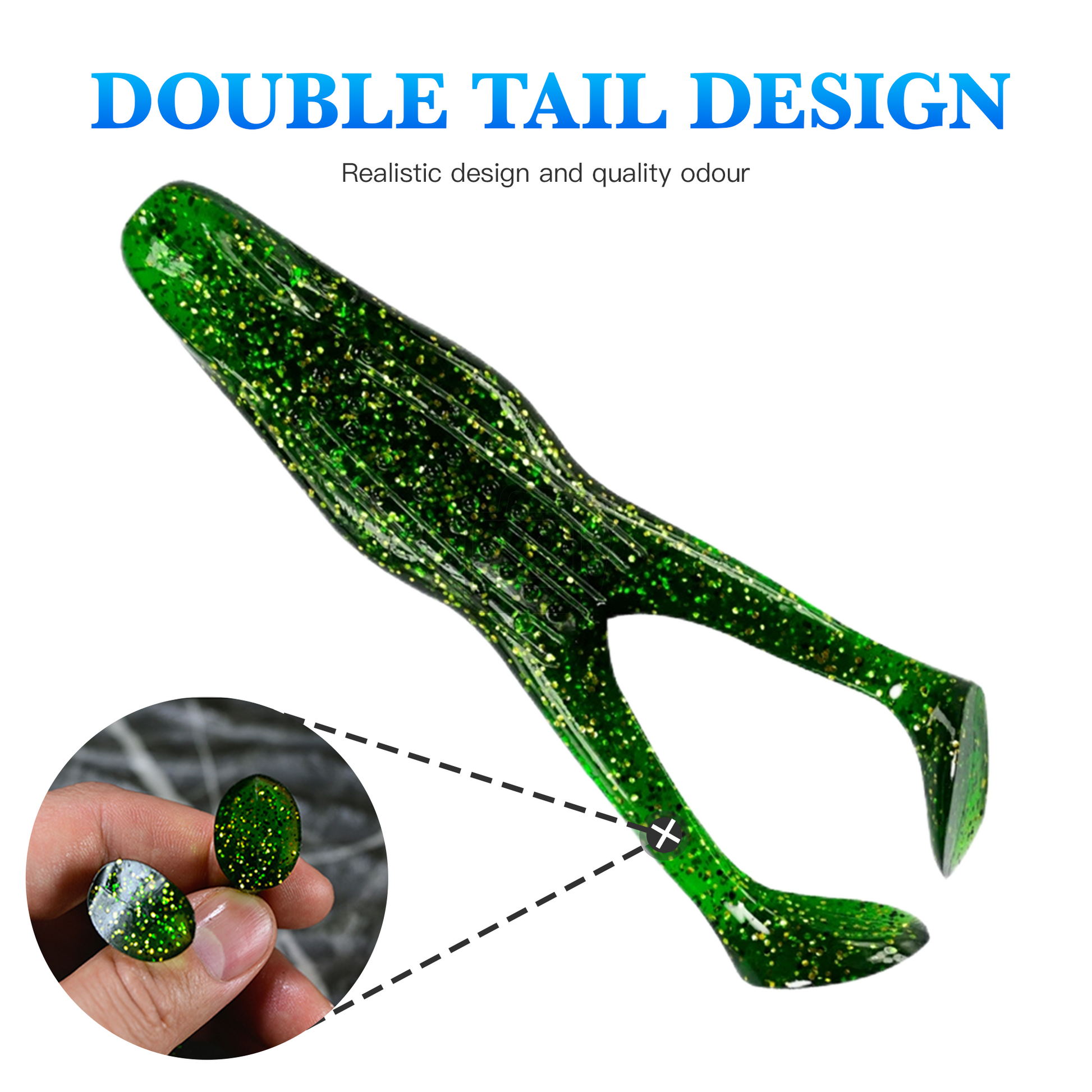 8-Pack - Horned Toad Style Surface Bass Fishing Lures
