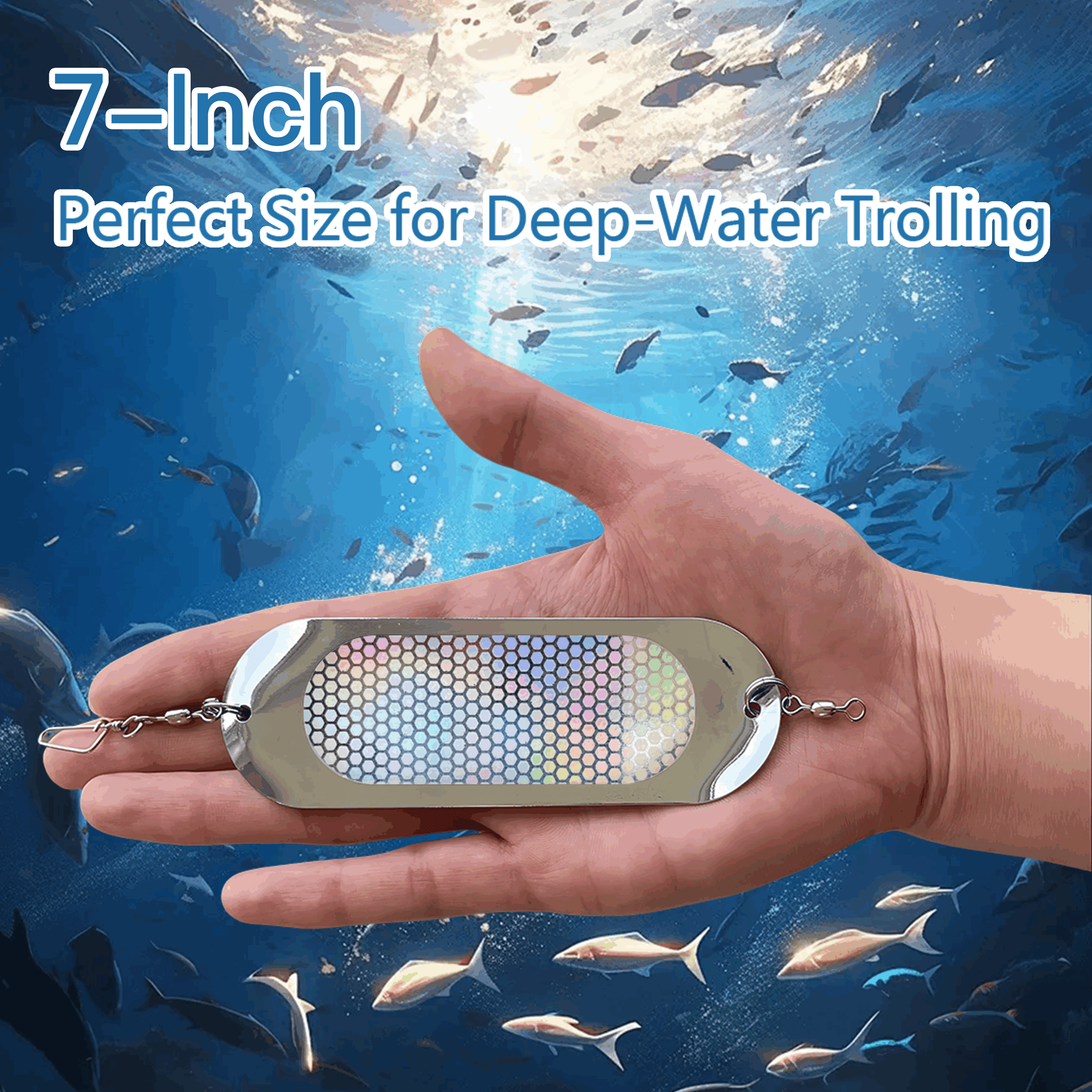4-Pack - 7" Kokanee Dodger Trolling Flasher