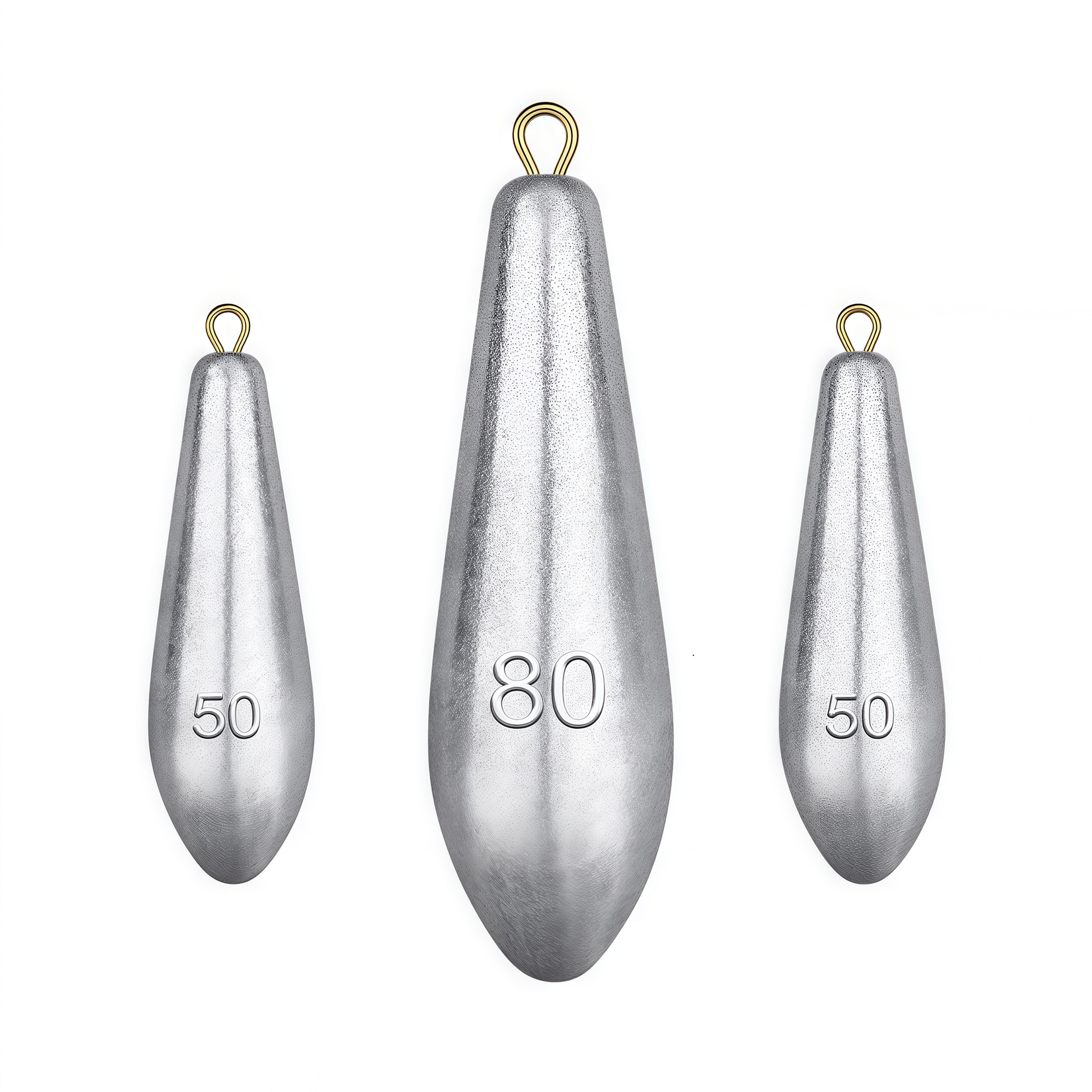 Long-distance willow leaf-shaped water drop lead sinker