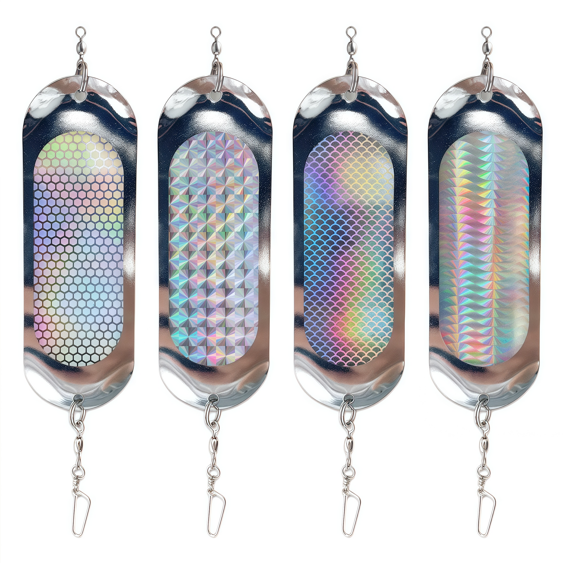 4-Pack - 7" Kokanee Dodger Trolling Flasher