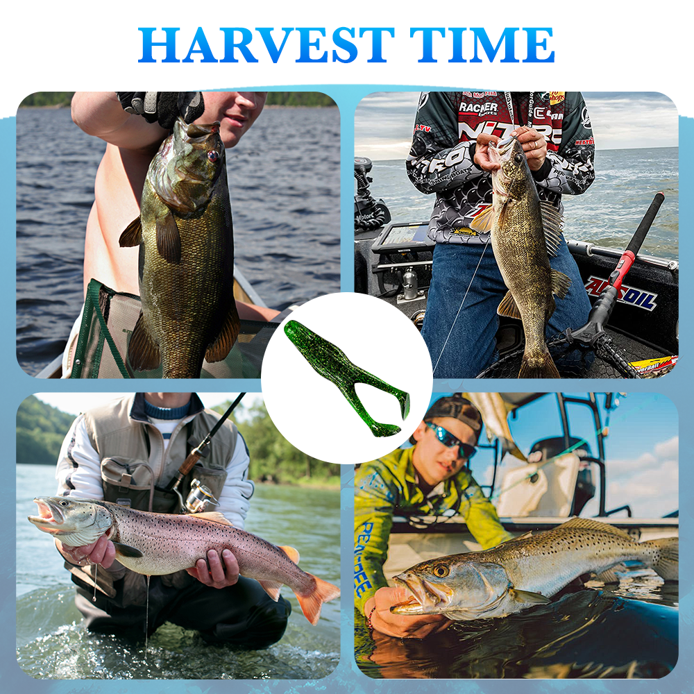 8-Pack - Horned Toad Style Surface Bass Fishing Lures